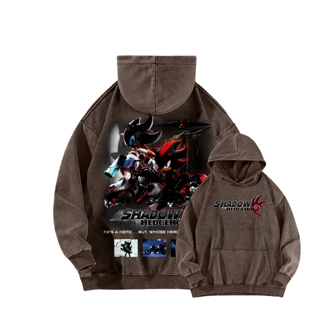 Sonic Unisex Washed Hoodie 2601004985