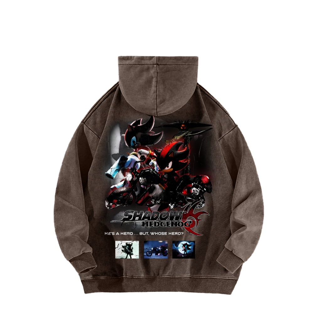 Sonic Unisex Washed Hoodie 2601004985