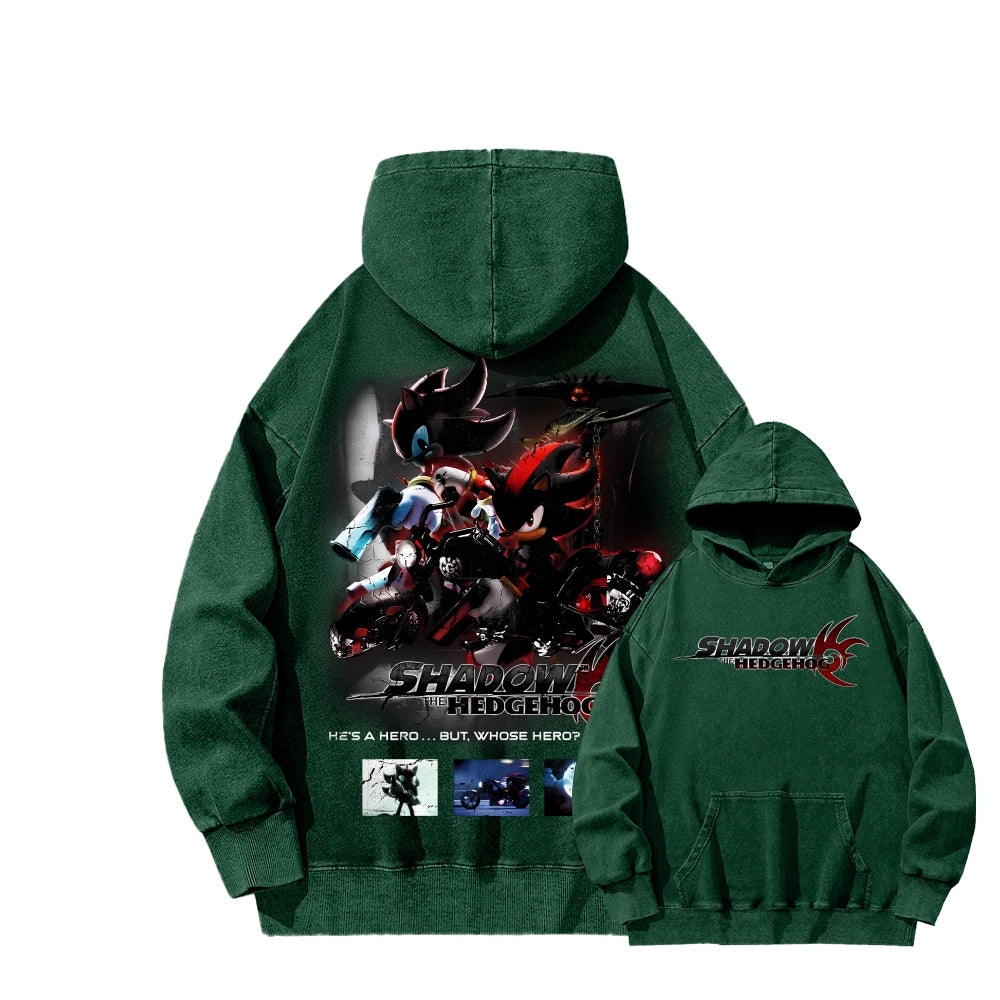 Sonic Unisex Washed Hoodie 2601004985