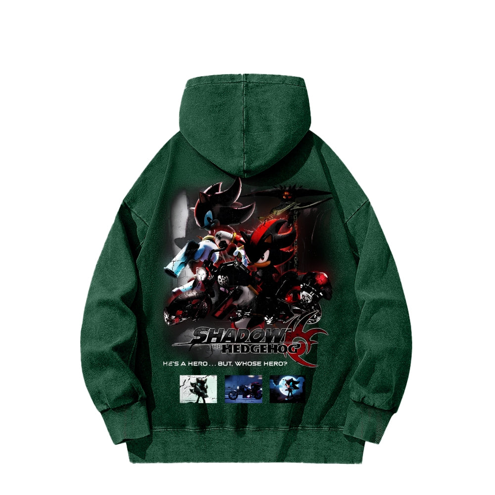 Sonic Unisex Washed Hoodie 2601004985