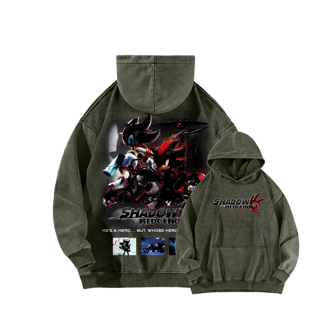 Sonic Unisex Washed Hoodie 2601004985