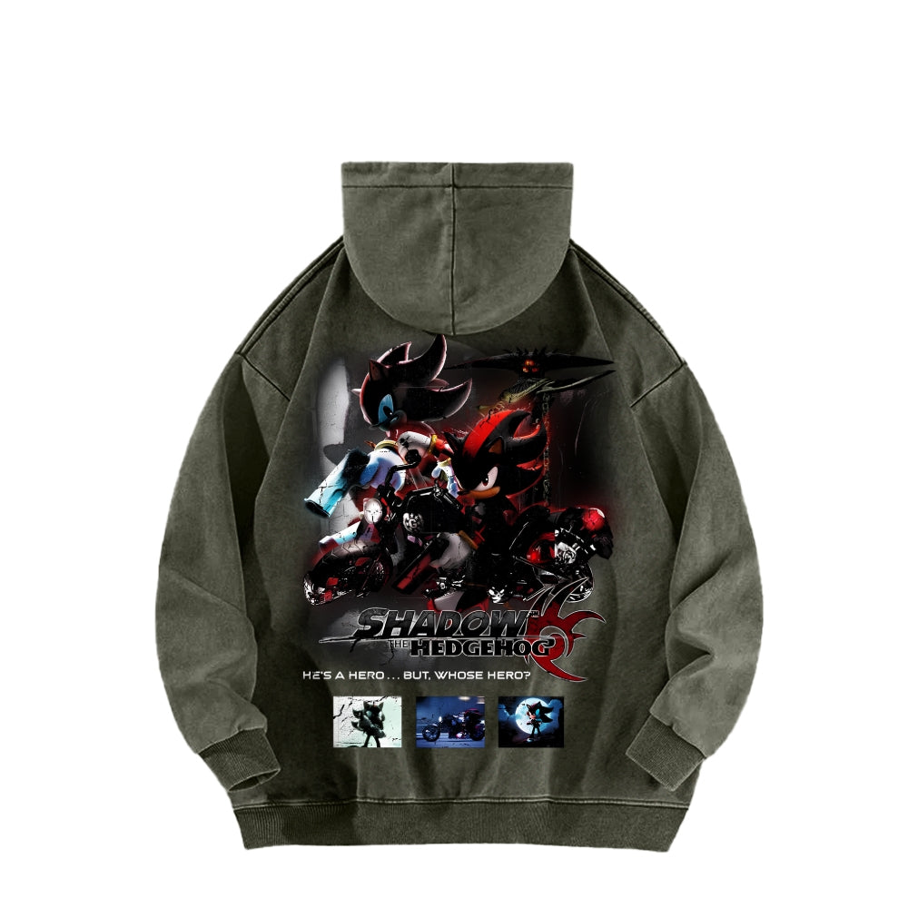 Sonic Unisex Washed Hoodie 2601004985