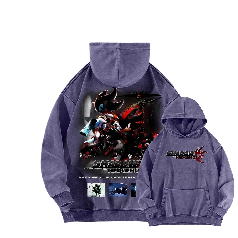 Sonic Unisex Washed Hoodie 2601004985