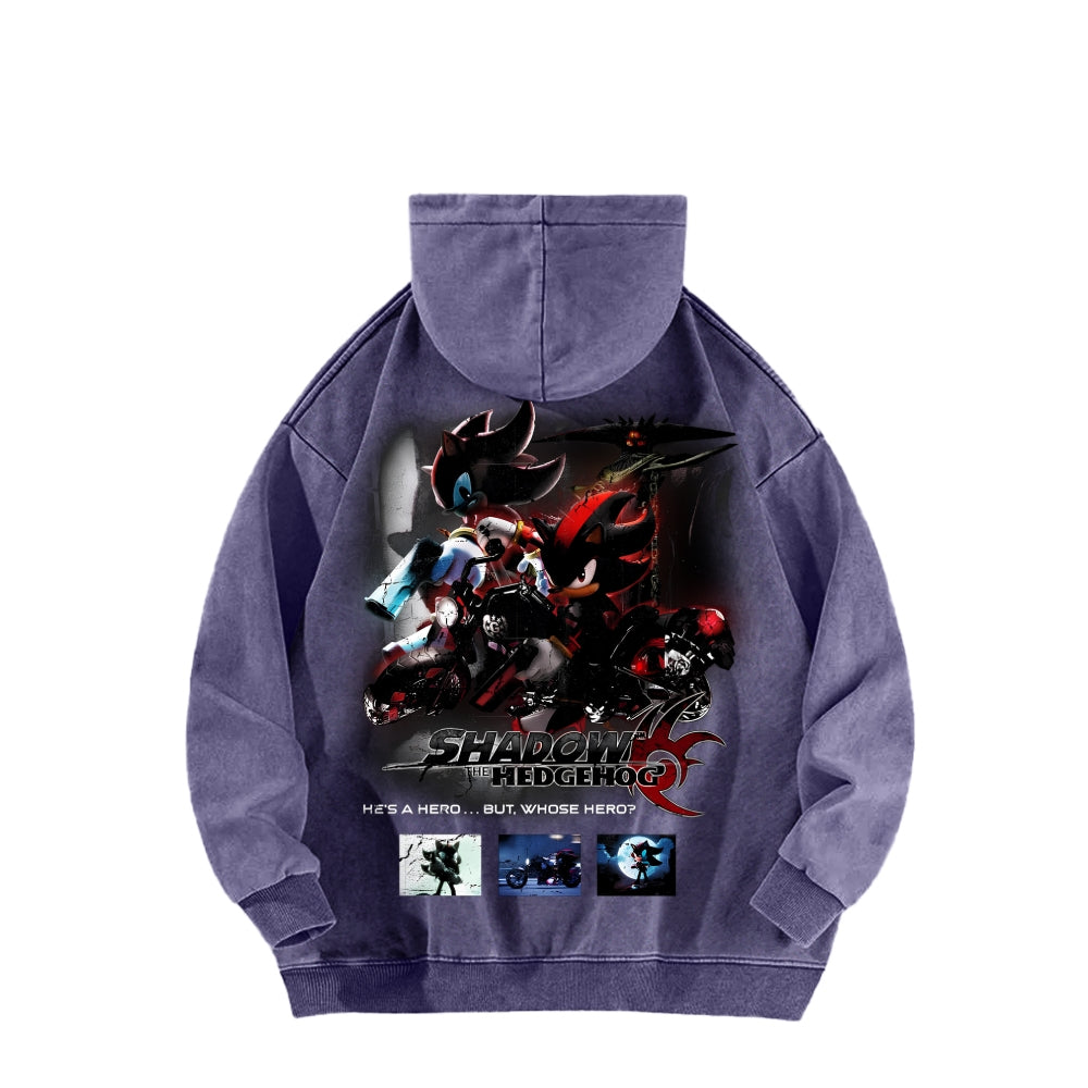 Sonic Unisex Washed Hoodie 2601004985