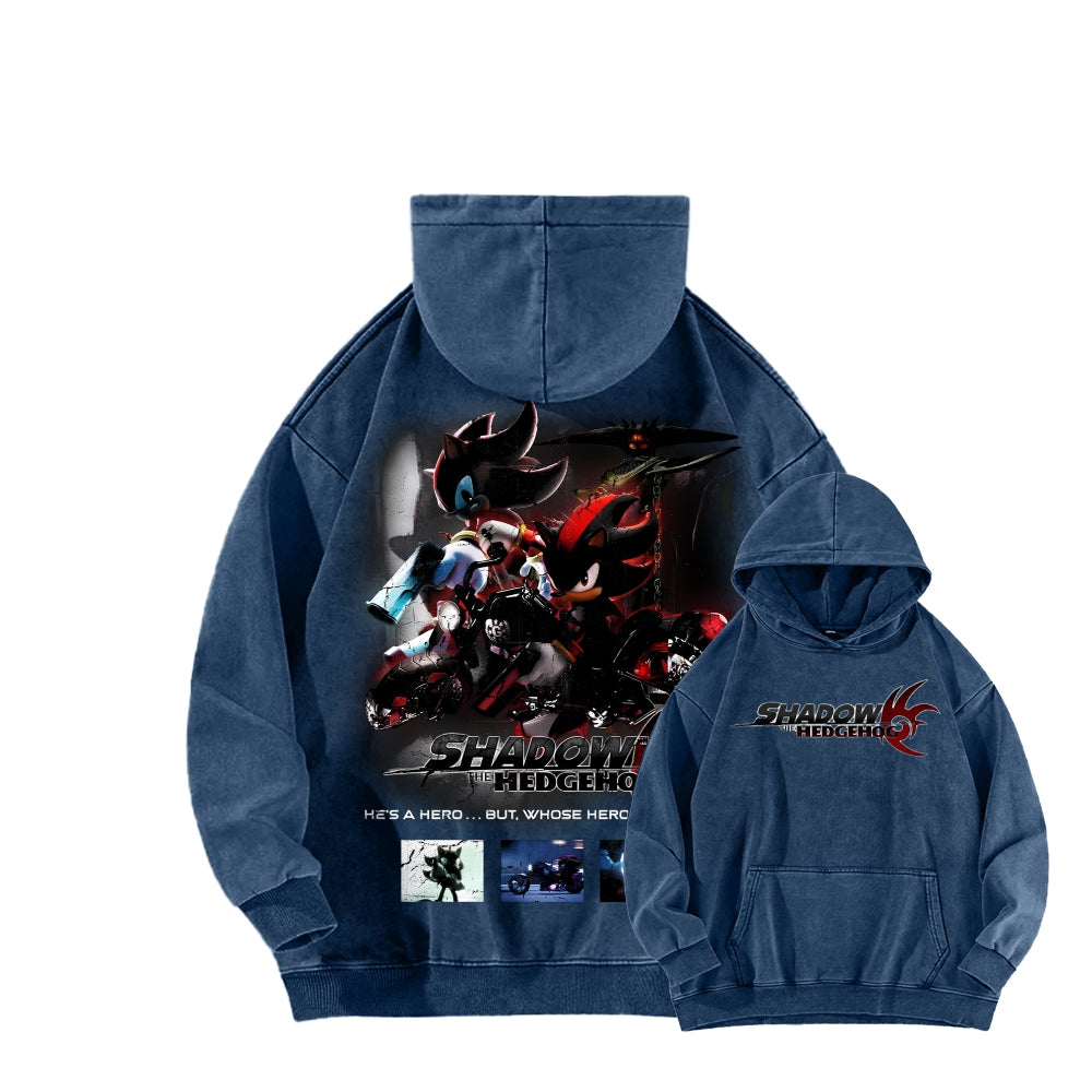 Sonic Unisex Washed Hoodie 2601004985