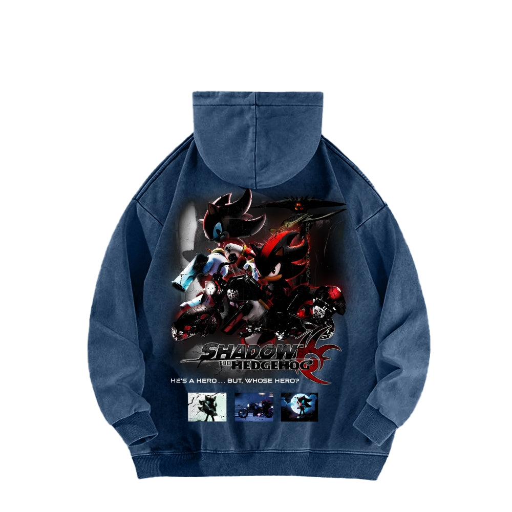 Sonic Unisex Washed Hoodie 2601004985
