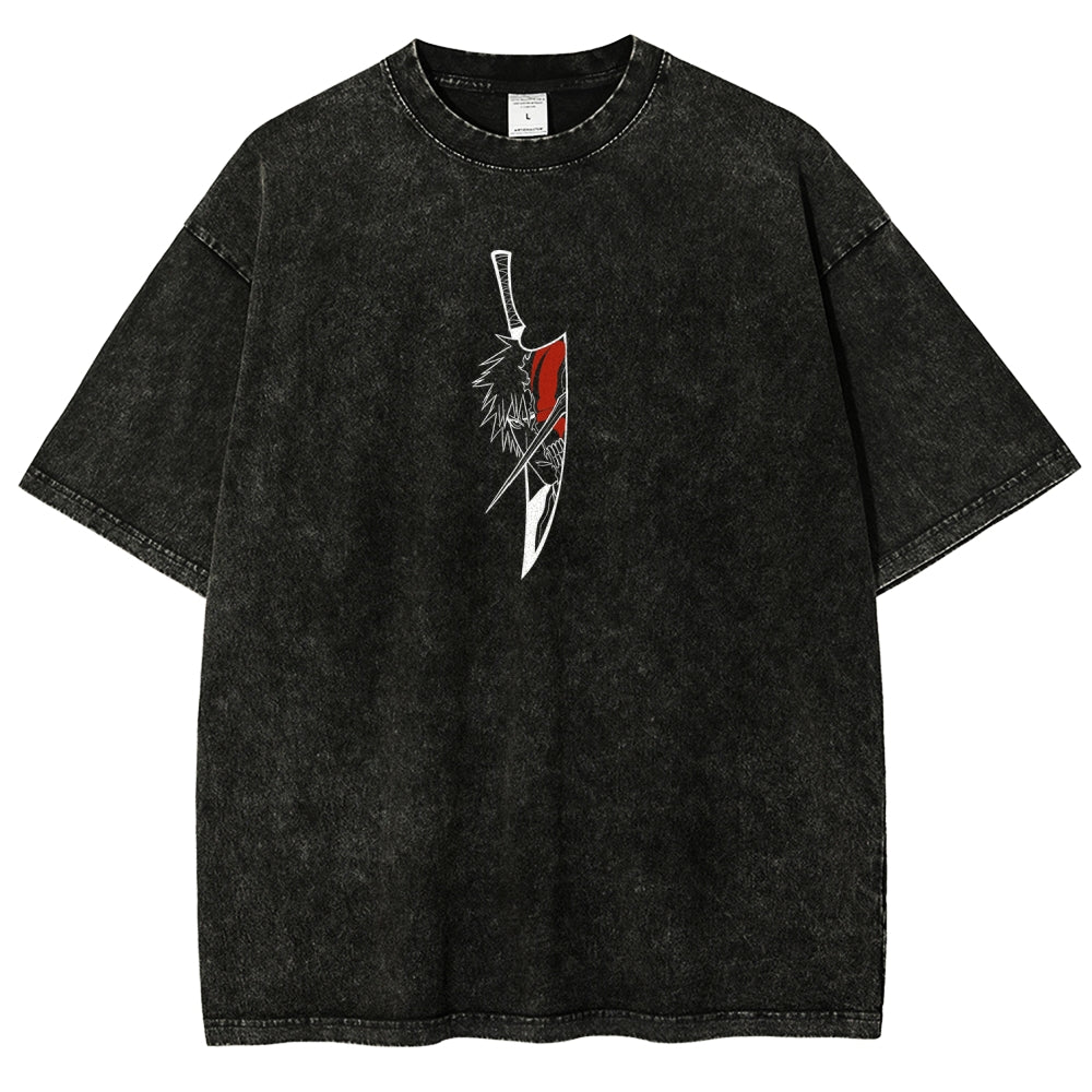 Bleach Ichigo Unisex Fit Washed T-Shirt 2601005212