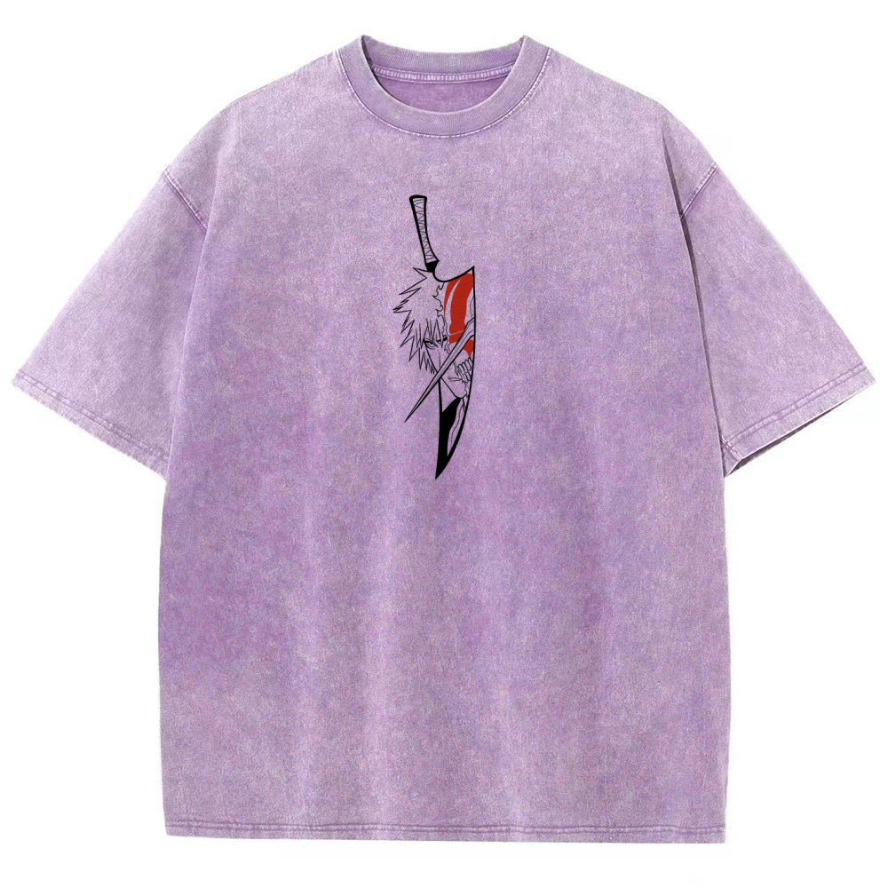 Bleach Ichigo Unisex Fit Washed T-Shirt 2601005212