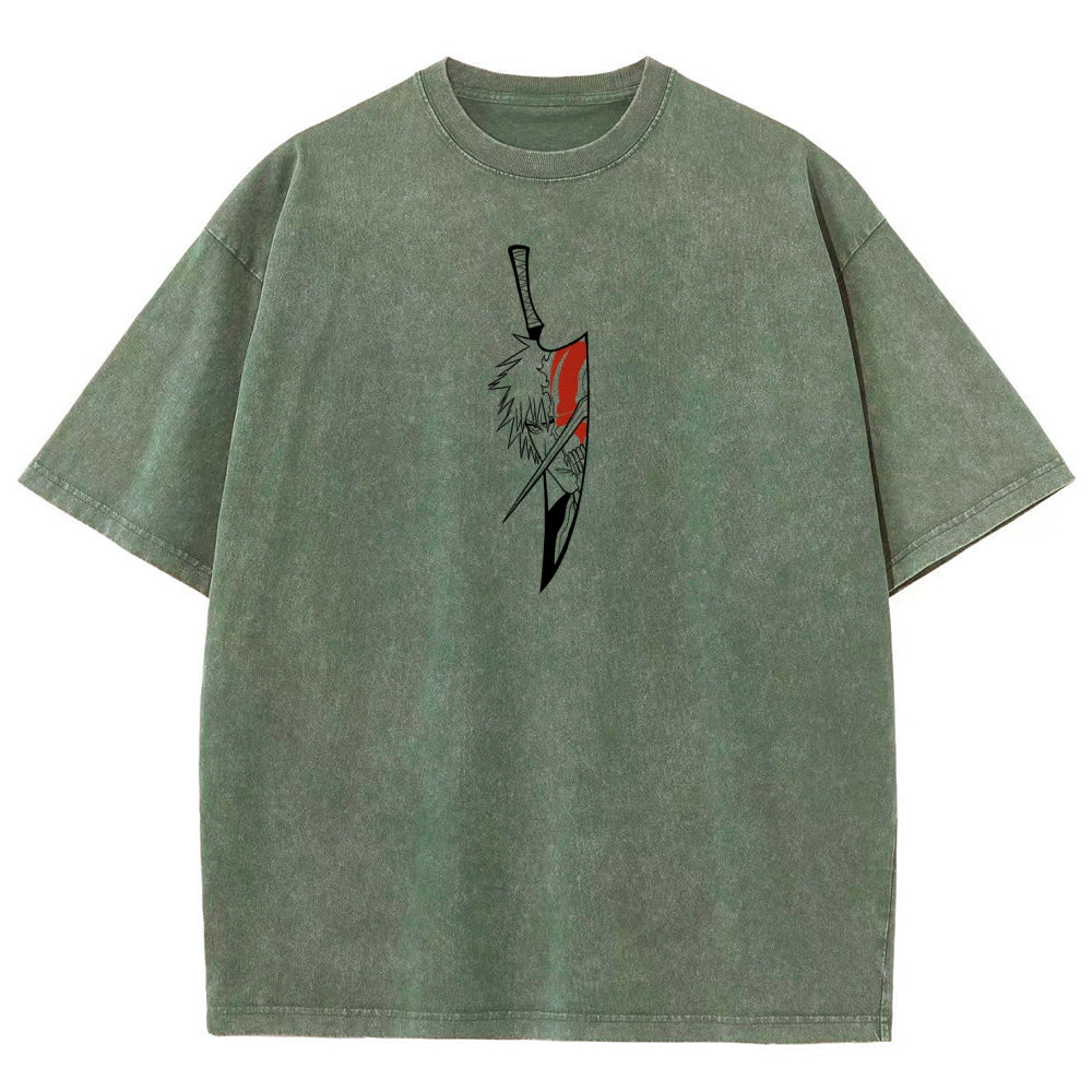 Bleach Ichigo Unisex Fit Washed T-Shirt 2601005212