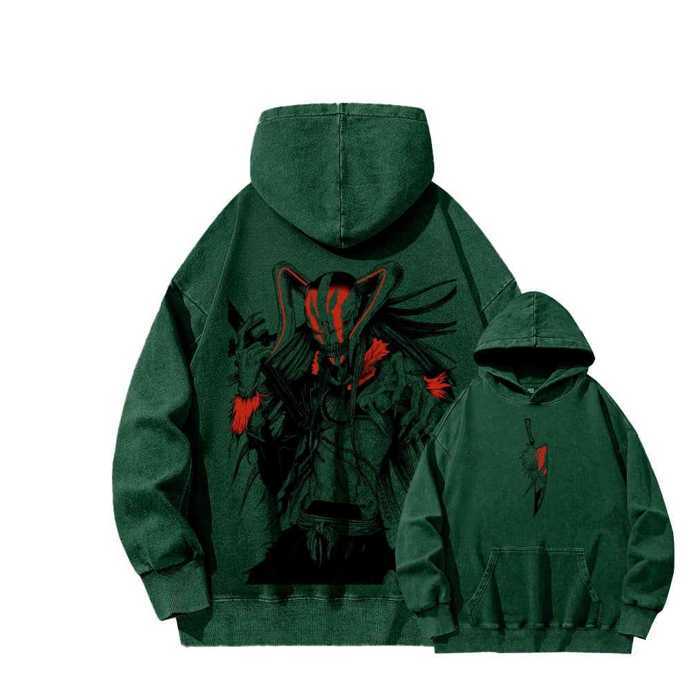 Bleach Ichigo Unisex Washed Hoodie 2601005237