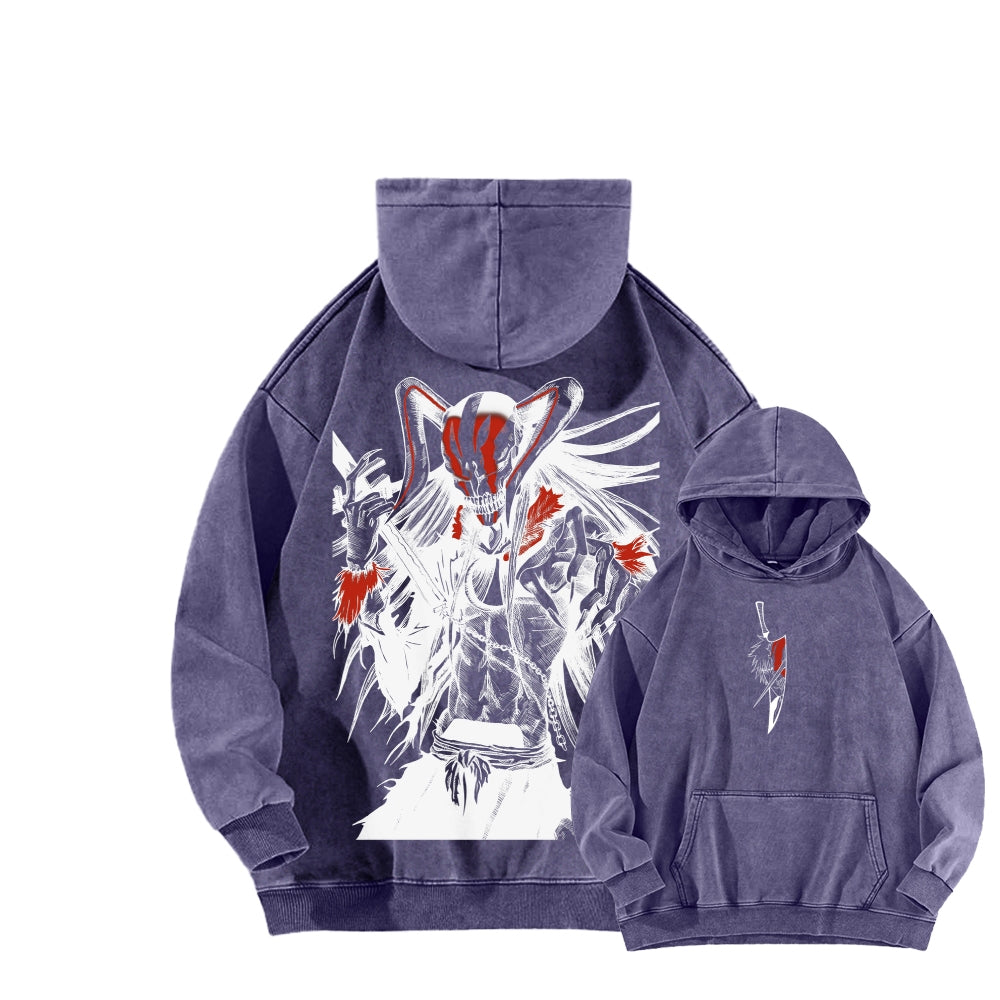Bleach Ichigo Unisex Washed Hoodie 2601005237