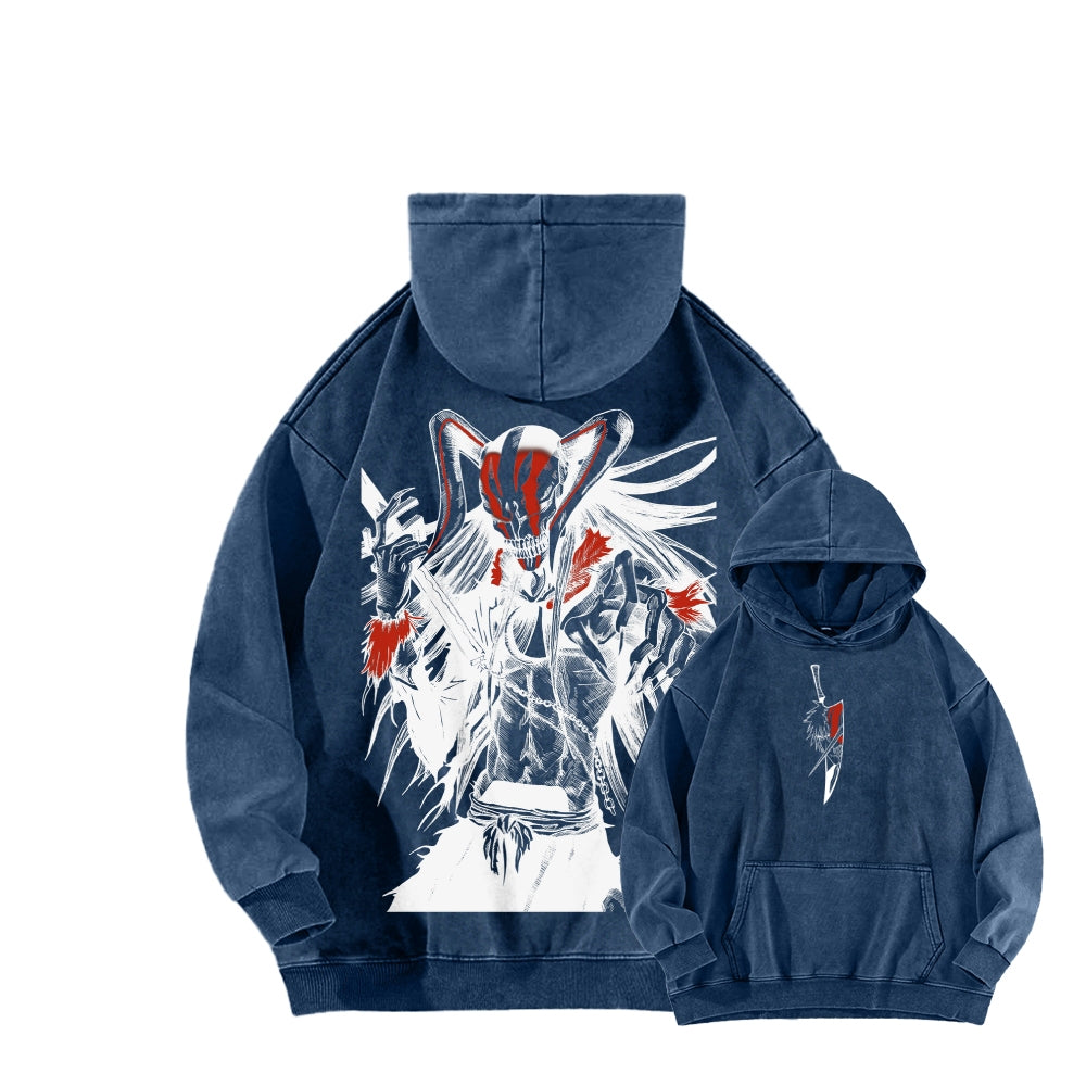 Bleach Ichigo Unisex Washed Hoodie 2601005237