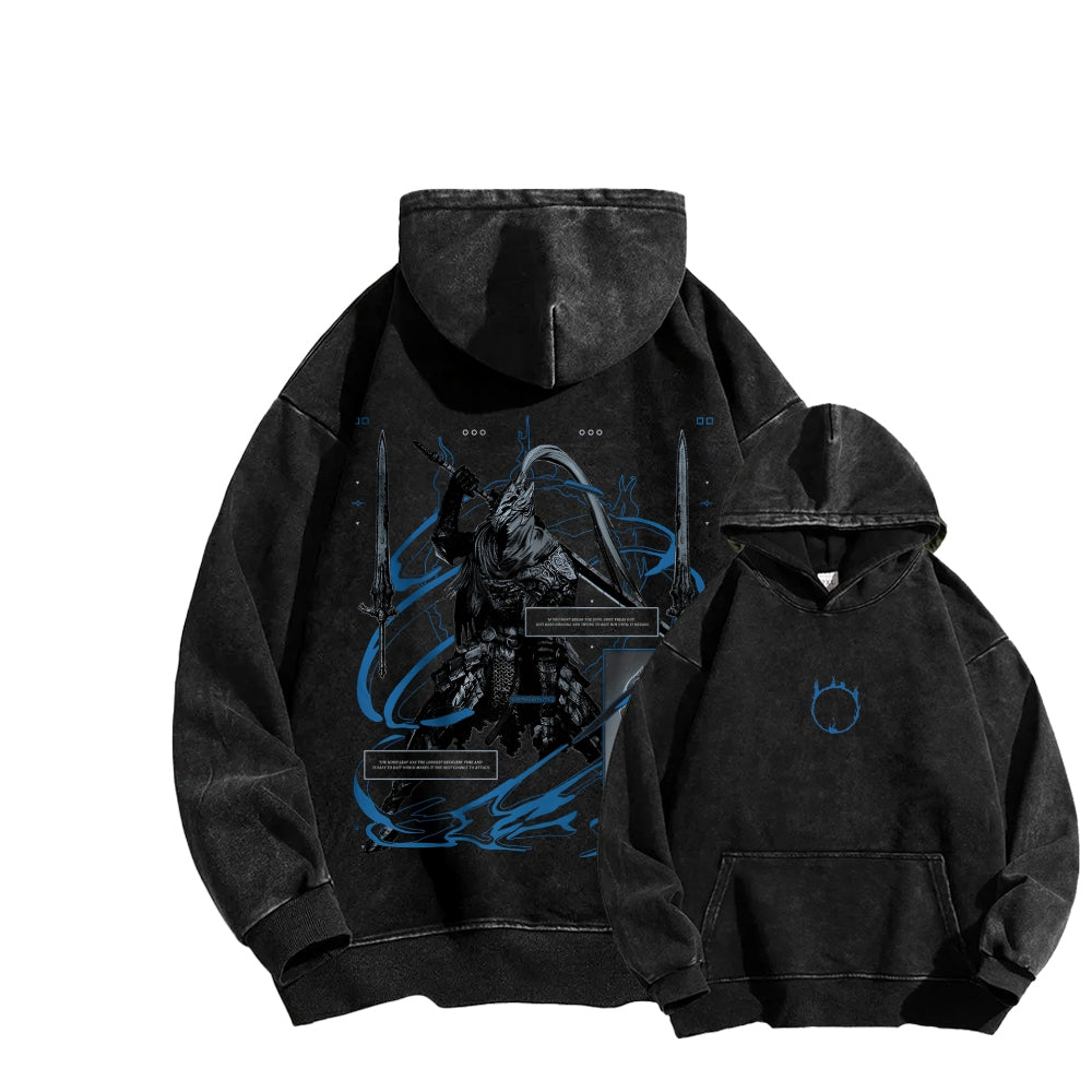 Dark Souls   Unisex Washed Hoodie 2601005343