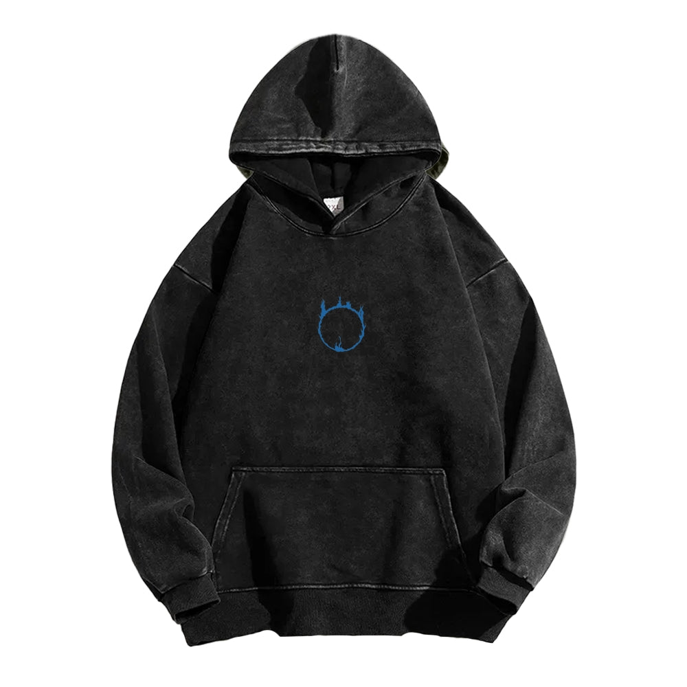 Dark Souls   Unisex Washed Hoodie 2601005343