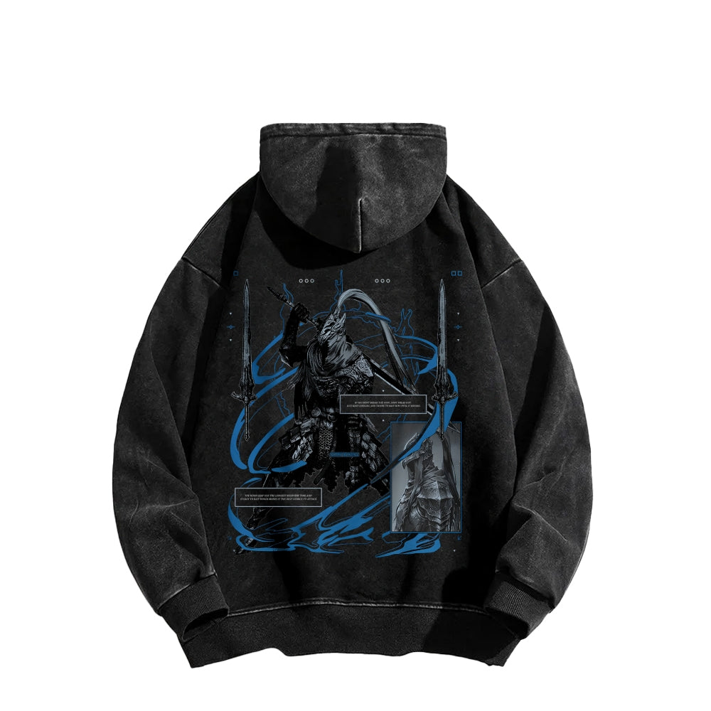 Dark Souls   Unisex Washed Hoodie 2601005343