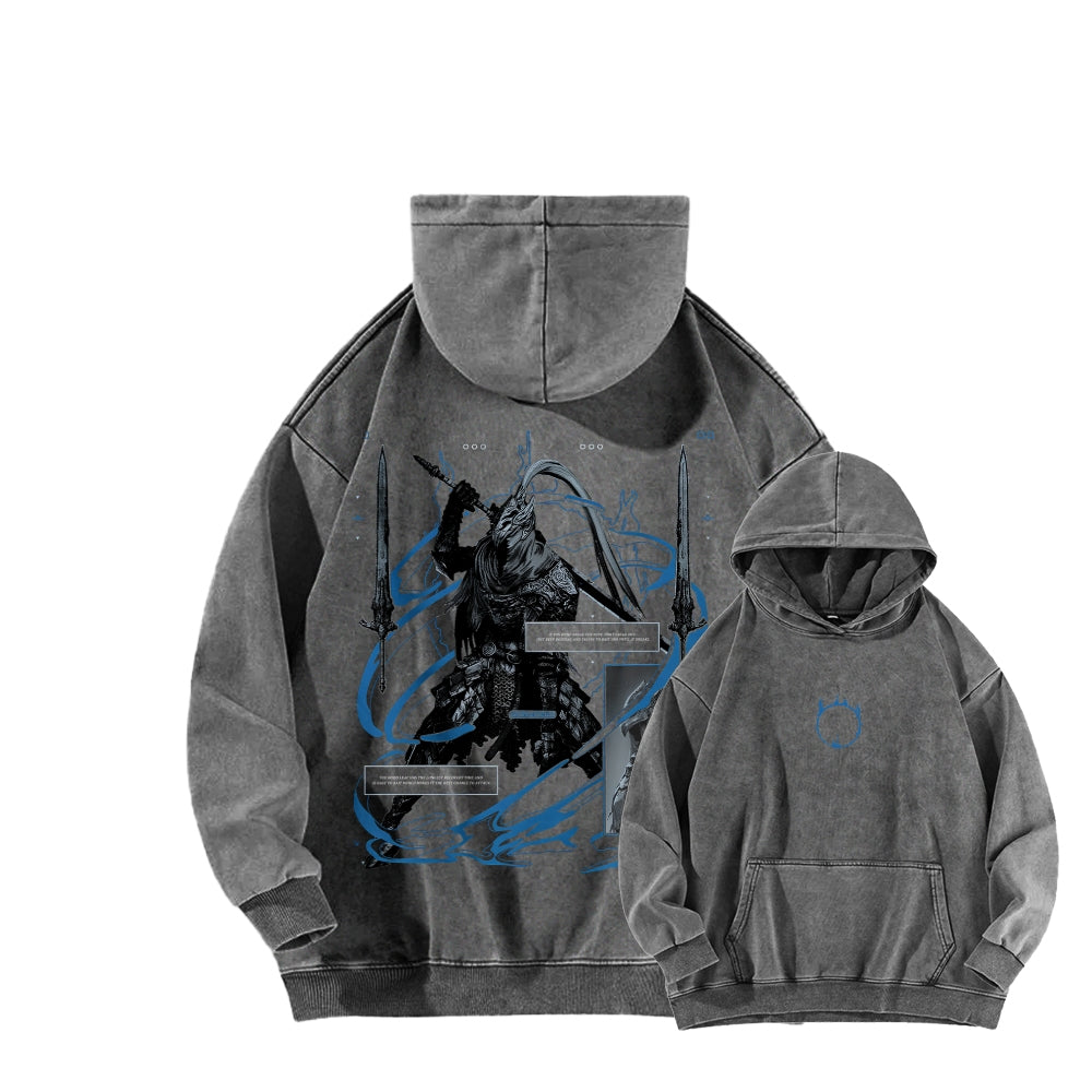 Dark Souls   Unisex Washed Hoodie 2601005343