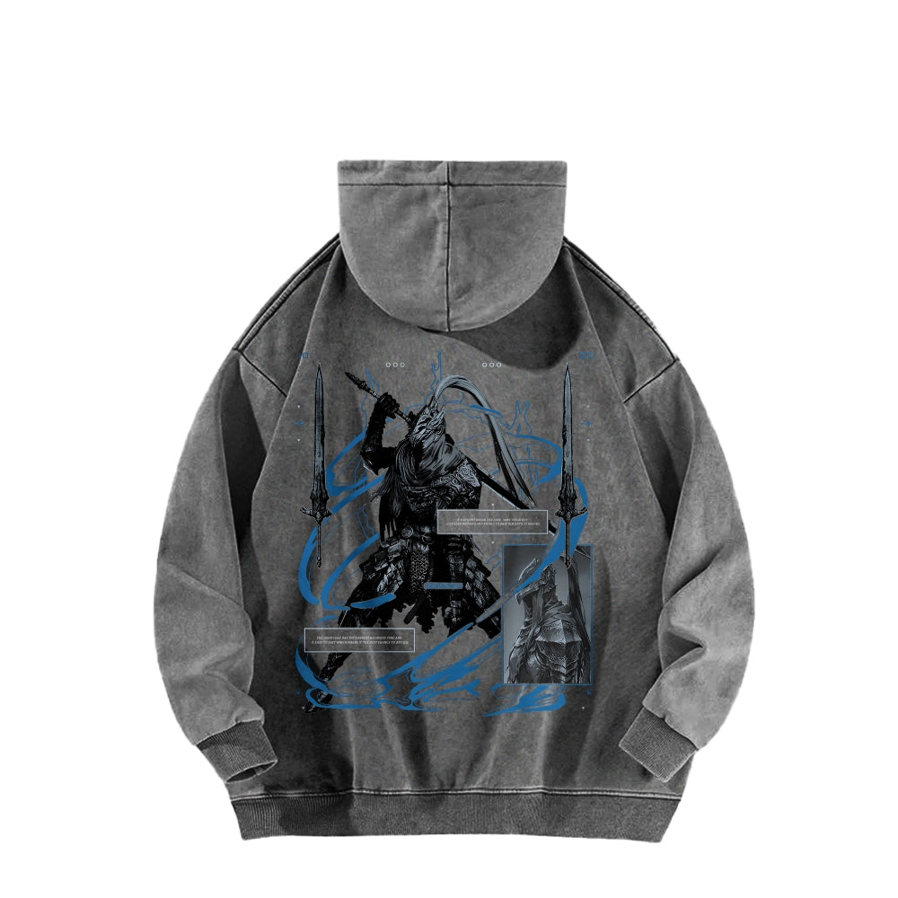 Dark Souls   Unisex Washed Hoodie 2601005343