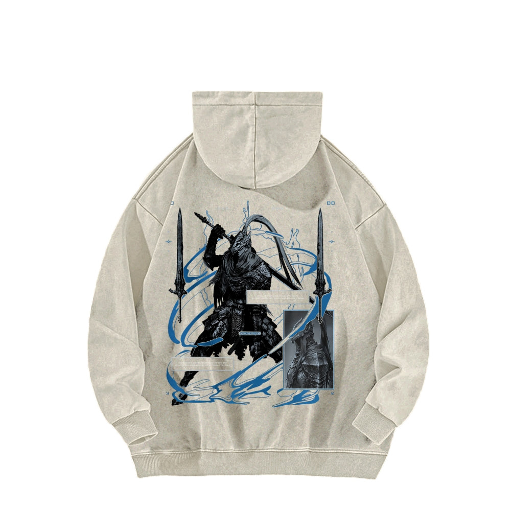 Dark Souls   Unisex Washed Hoodie 2601005343