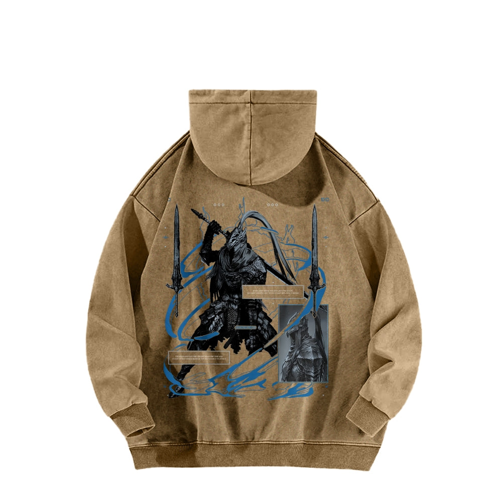 Dark Souls   Unisex Washed Hoodie 2601005343