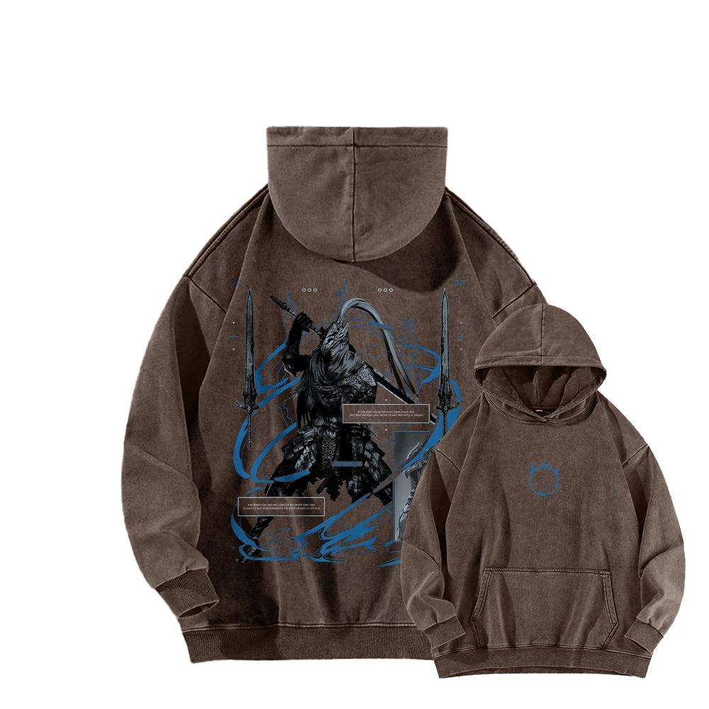 Dark Souls   Unisex Washed Hoodie 2601005343