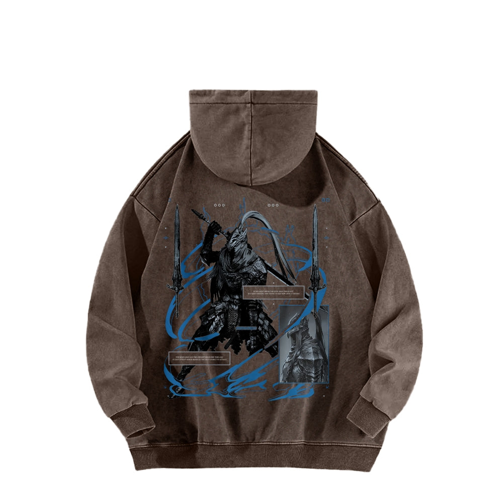 Dark Souls   Unisex Washed Hoodie 2601005343