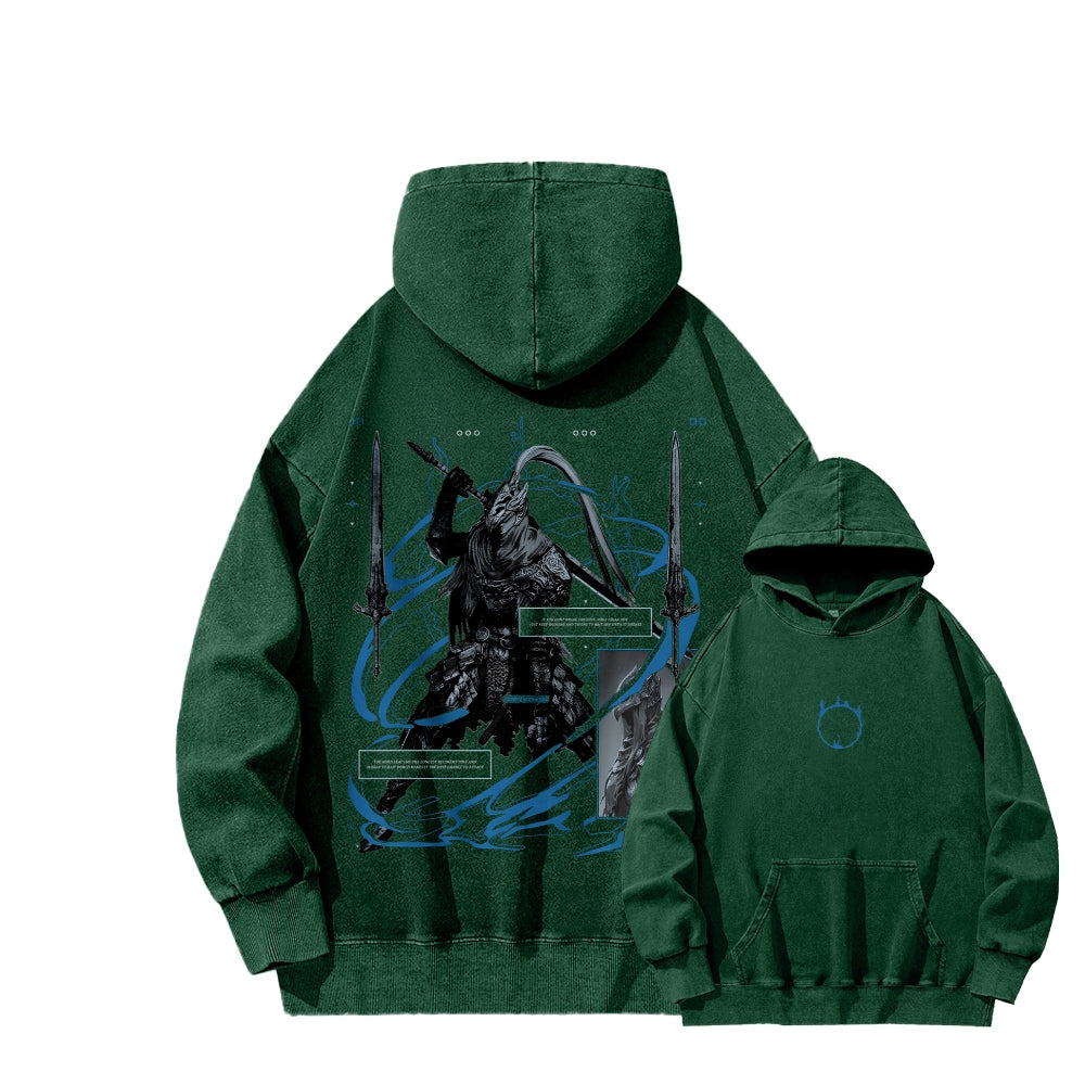 Dark Souls   Unisex Washed Hoodie 2601005343