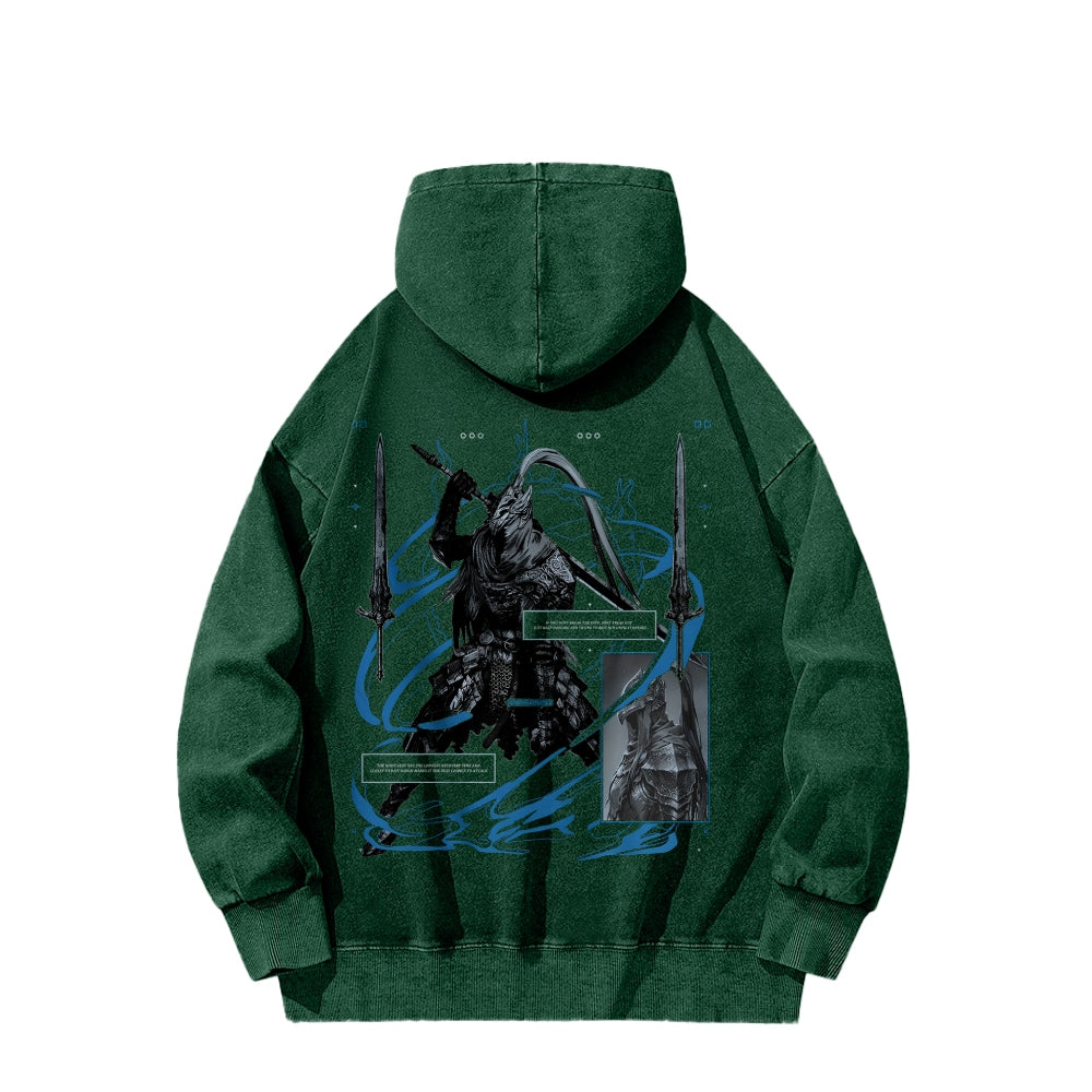 Dark Souls   Unisex Washed Hoodie 2601005343