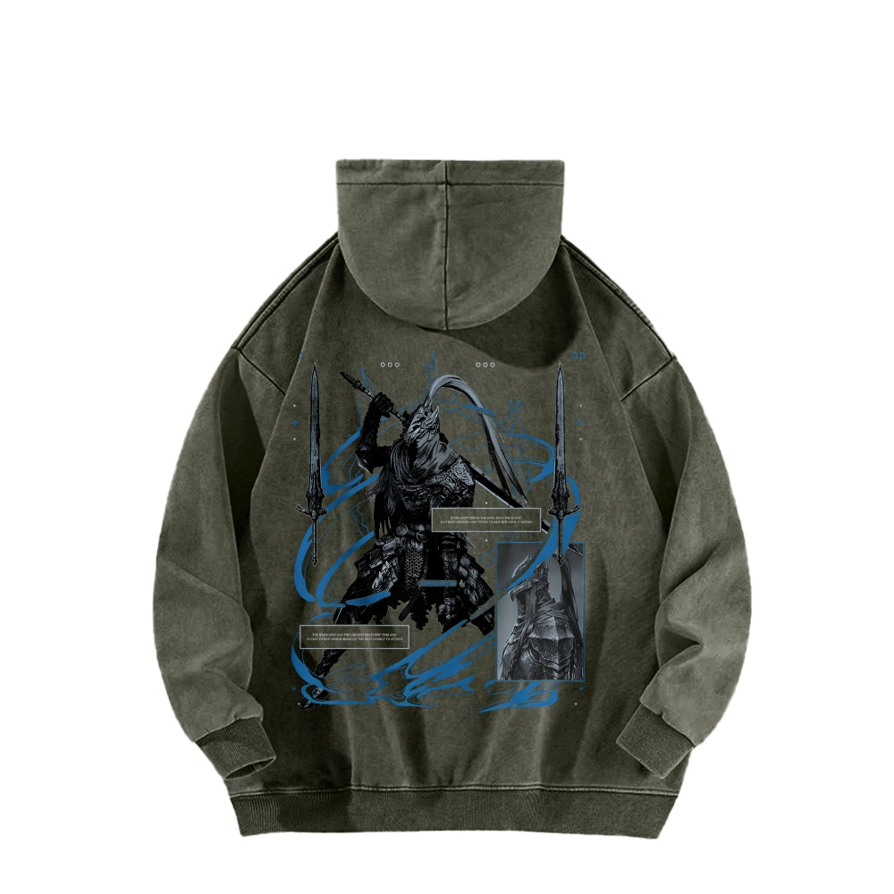 Dark Souls   Unisex Washed Hoodie 2601005343