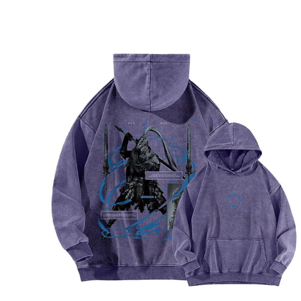 Dark Souls   Unisex Washed Hoodie 2601005343