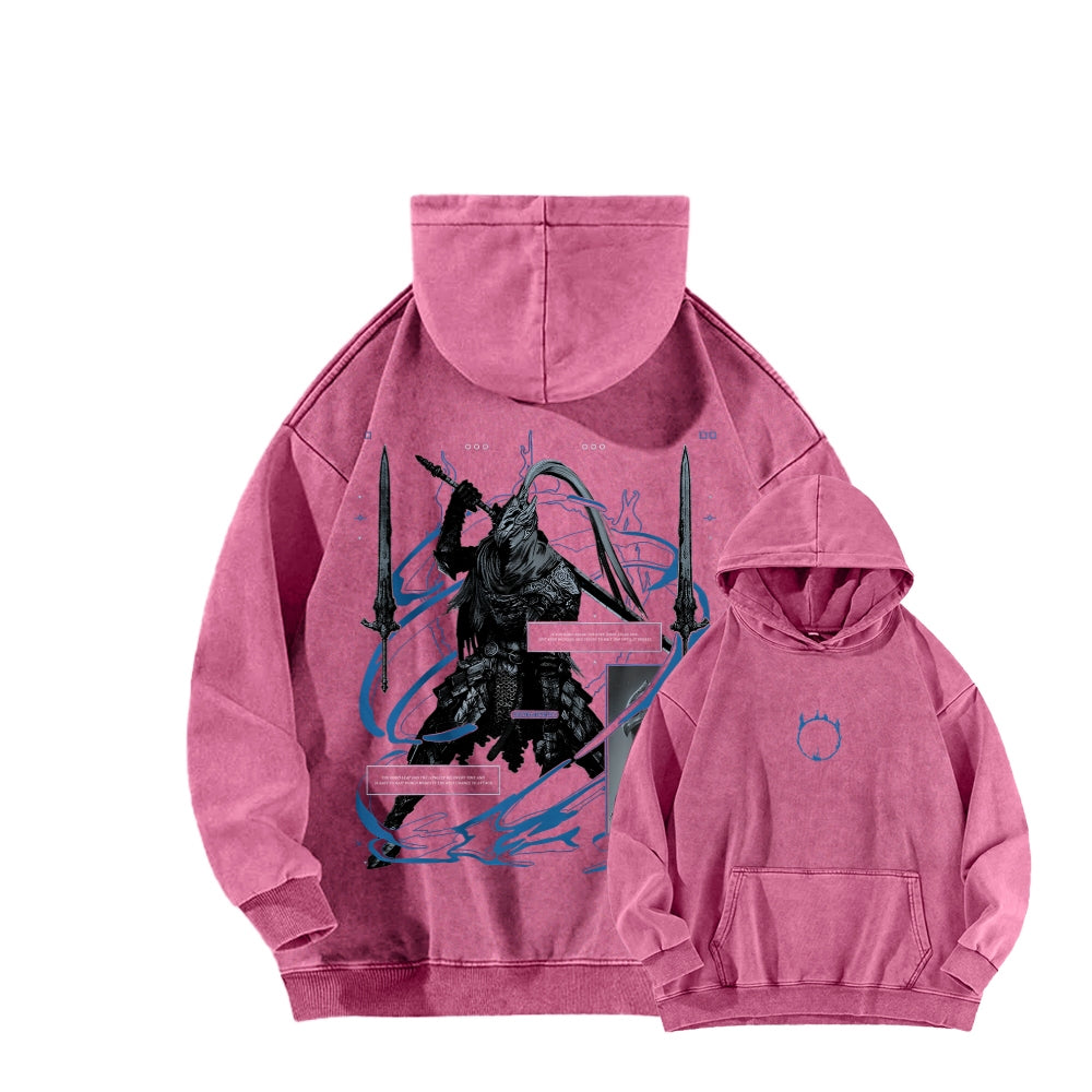 Dark Souls   Unisex Washed Hoodie 2601005343