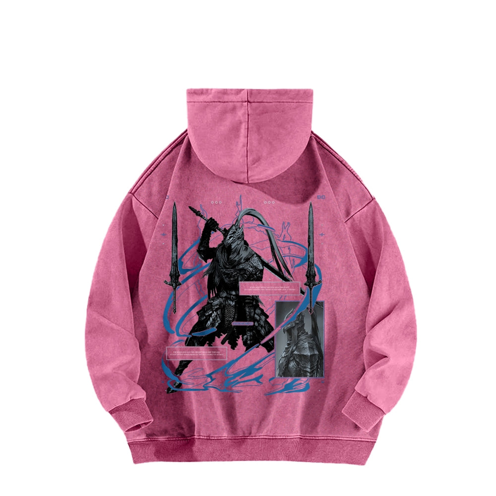 Dark Souls   Unisex Washed Hoodie 2601005343