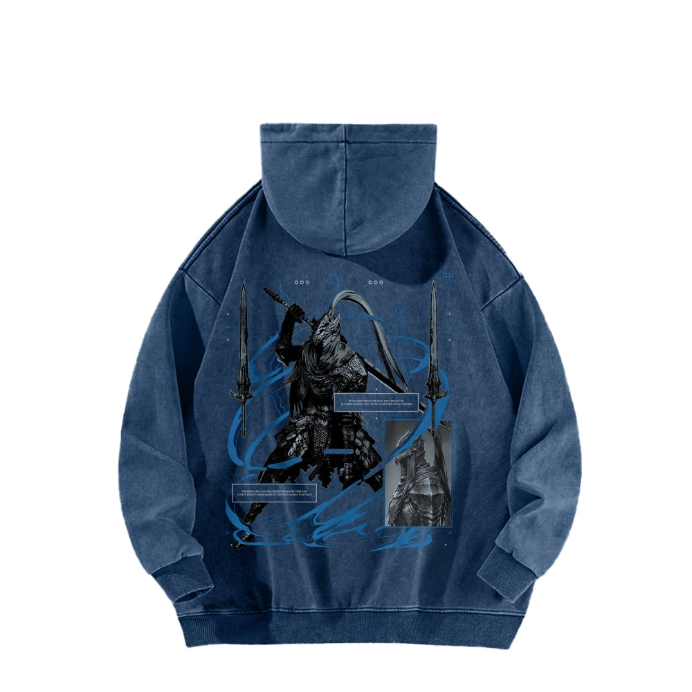 Dark Souls   Unisex Washed Hoodie 2601005343