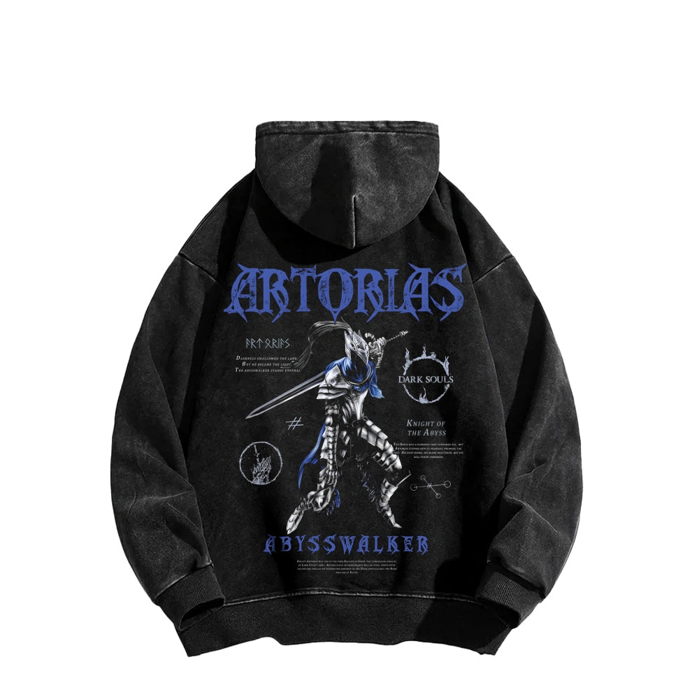 Dark Souls   Unisex Washed Hoodie 2601005349