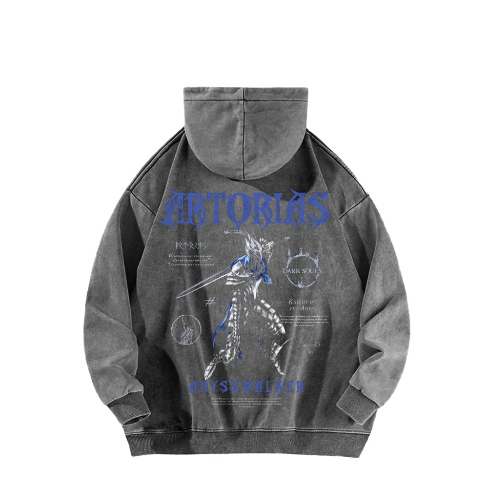 Dark Souls   Unisex Washed Hoodie 2601005349