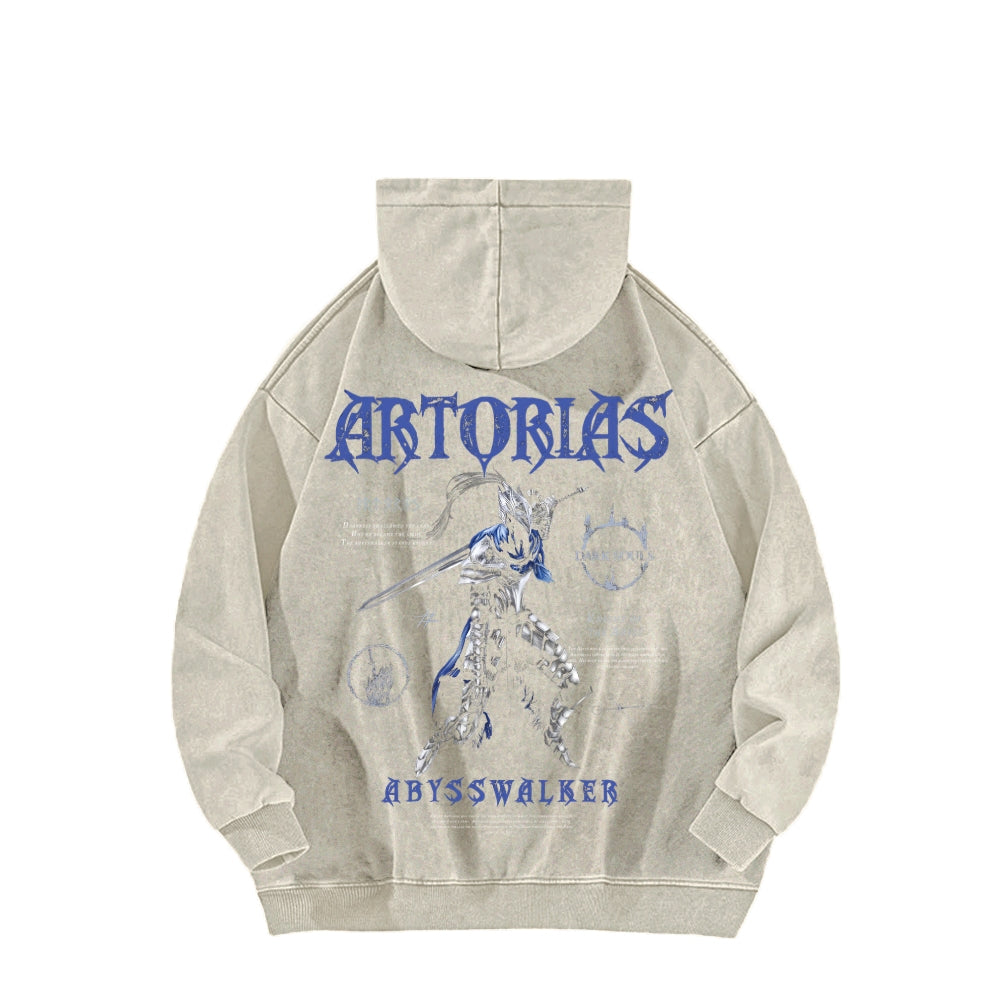 Dark Souls   Unisex Washed Hoodie 2601005349