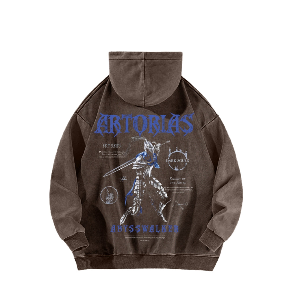 Dark Souls   Unisex Washed Hoodie 2601005349