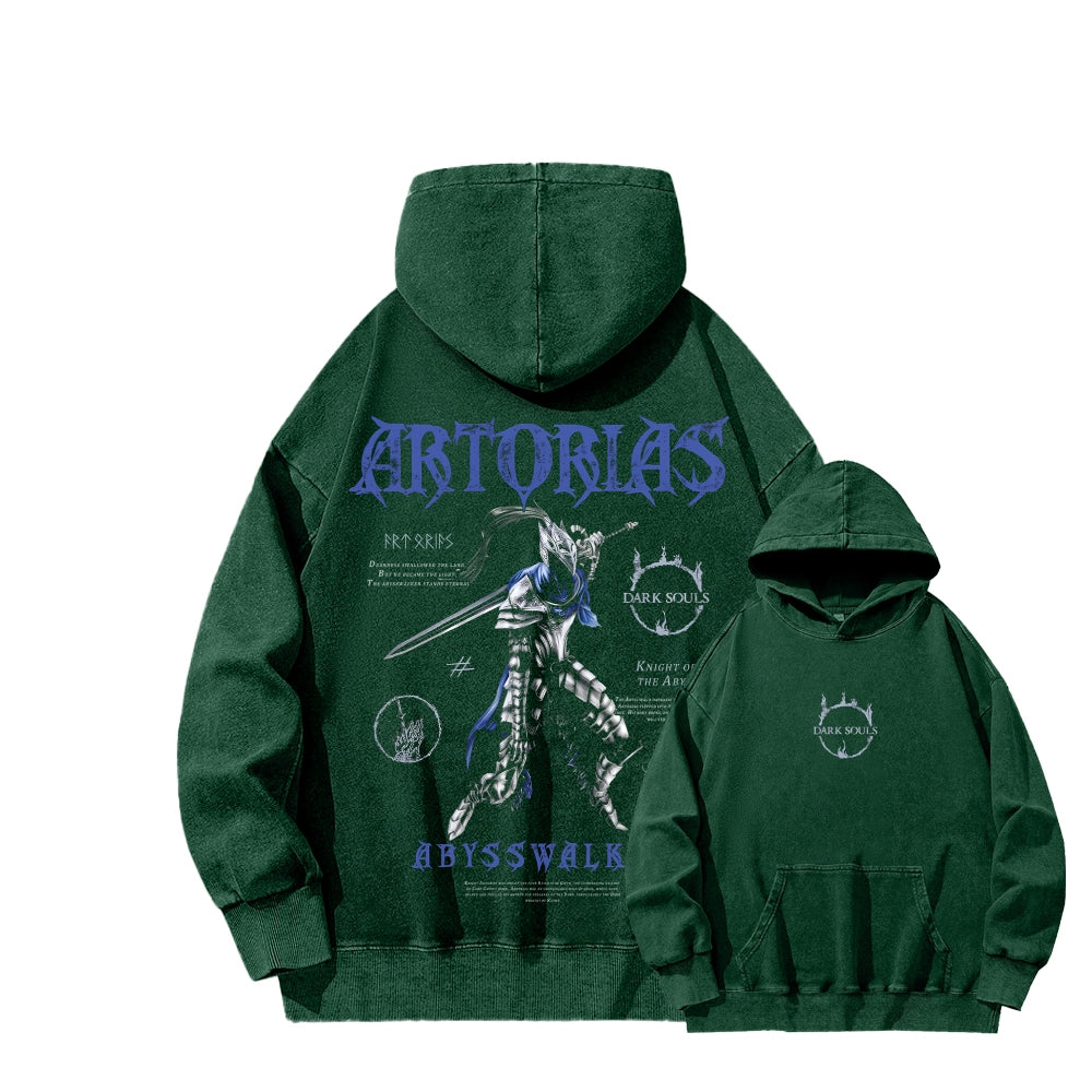 Dark Souls   Unisex Washed Hoodie 2601005349