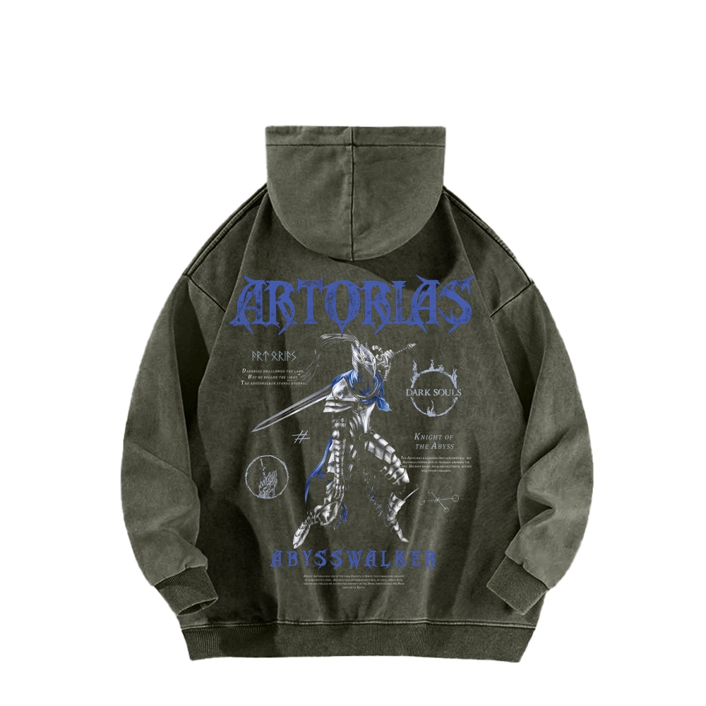 Dark Souls   Unisex Washed Hoodie 2601005349
