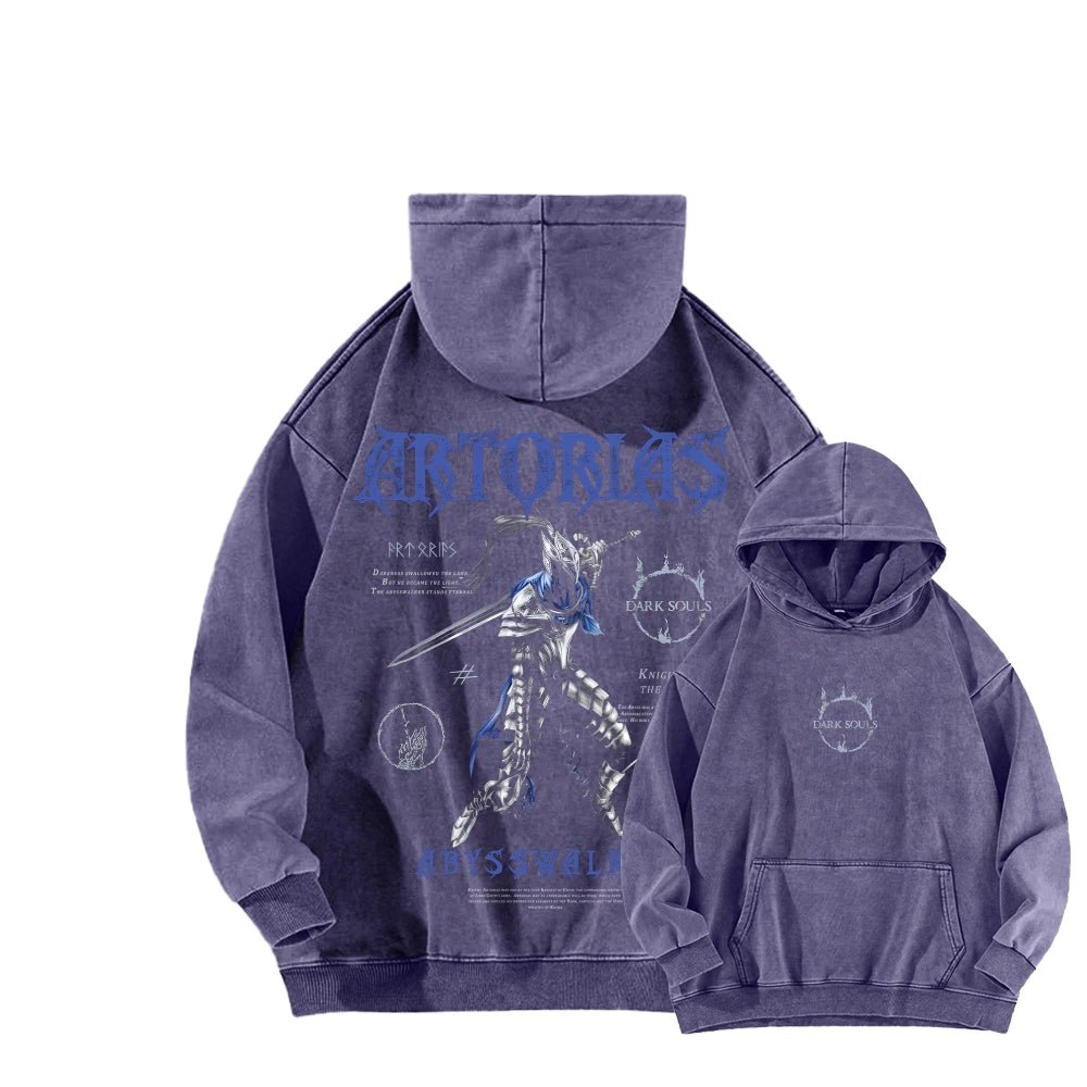 Dark Souls   Unisex Washed Hoodie 2601005349