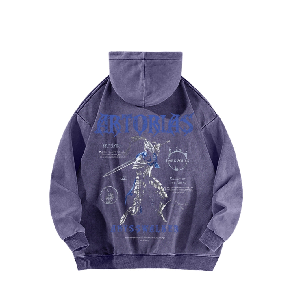 Dark Souls   Unisex Washed Hoodie 2601005349