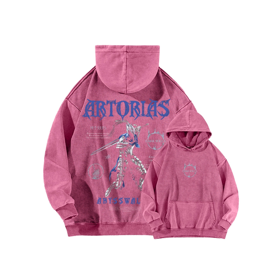 Dark Souls   Unisex Washed Hoodie 2601005349