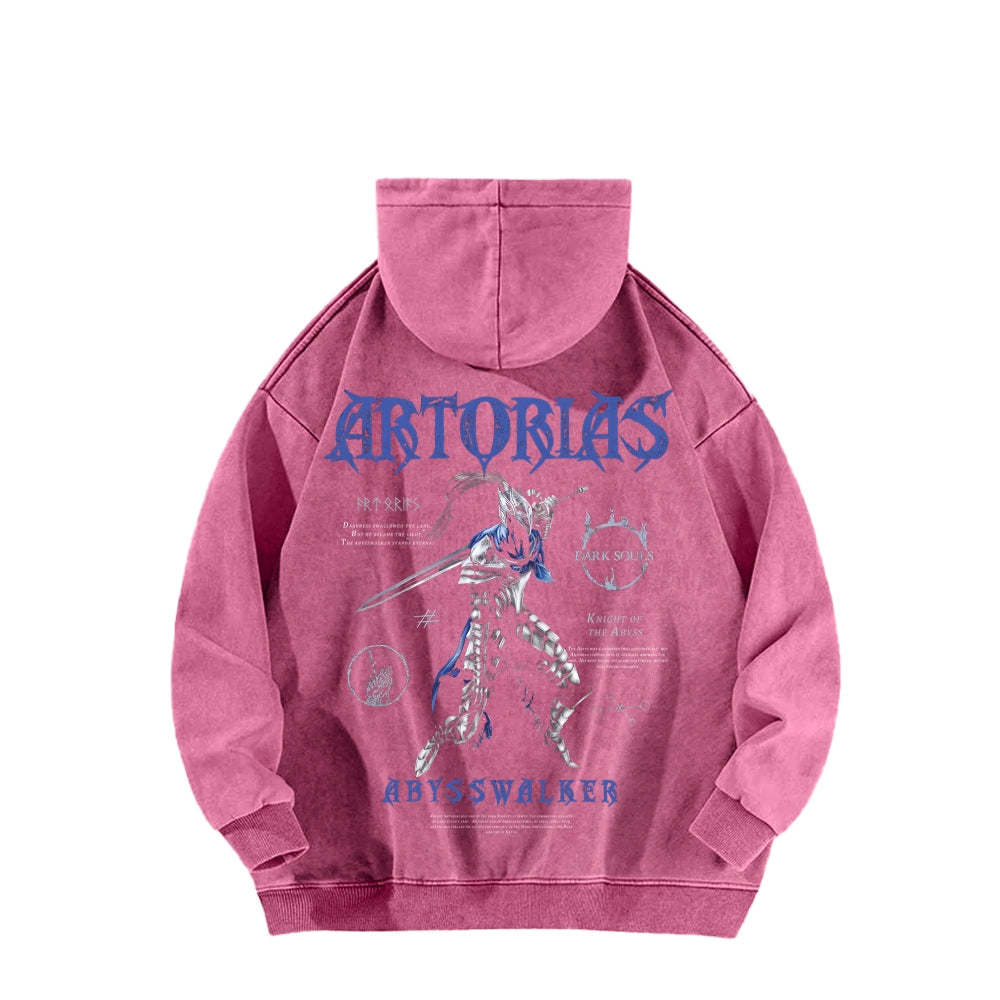 Dark Souls   Unisex Washed Hoodie 2601005349