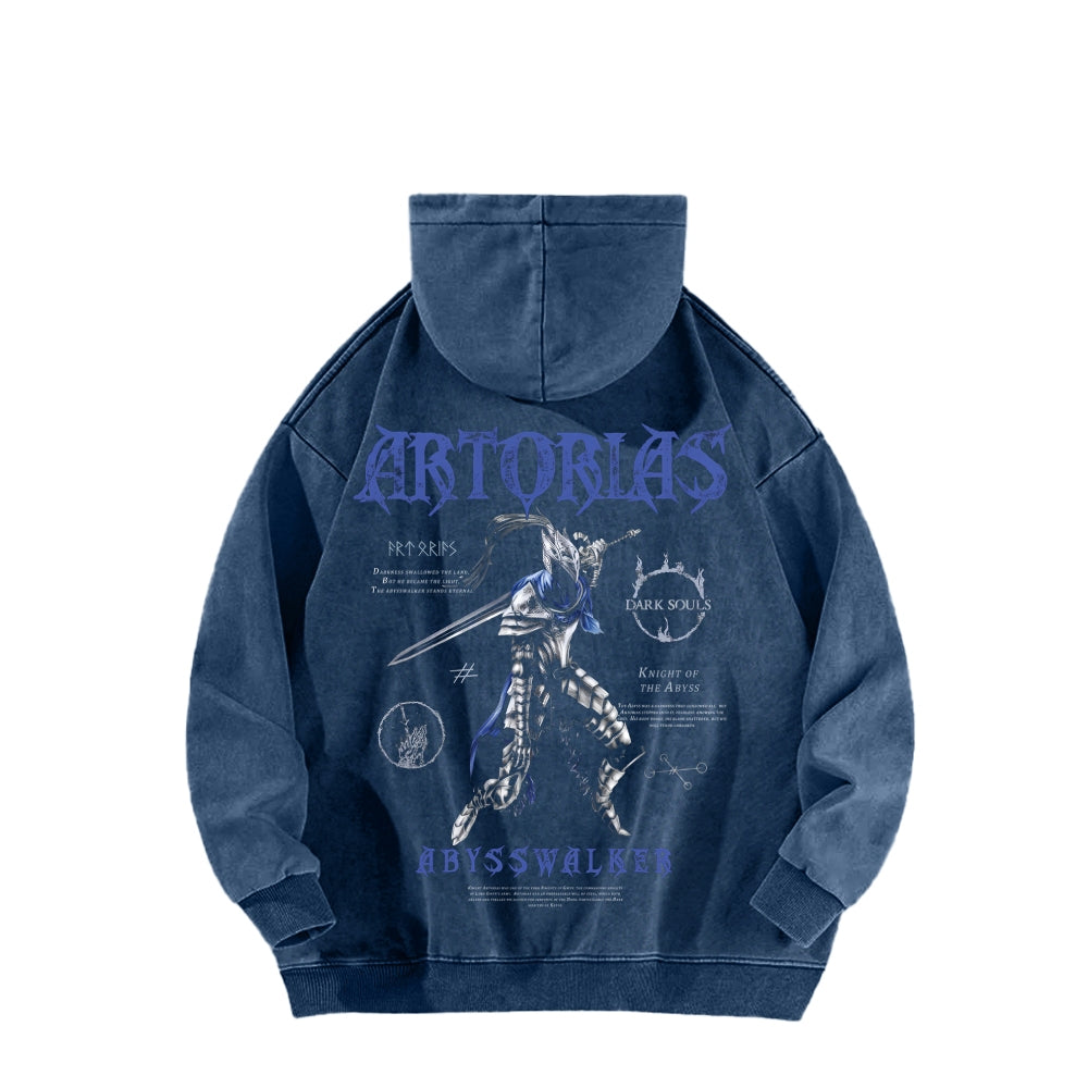 Dark Souls   Unisex Washed Hoodie 2601005349