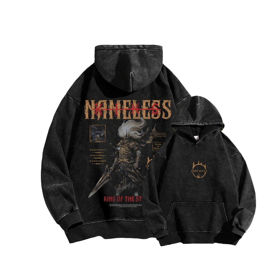 Dark Souls Dark Souls Unisex Washed Hoodie 2601005368