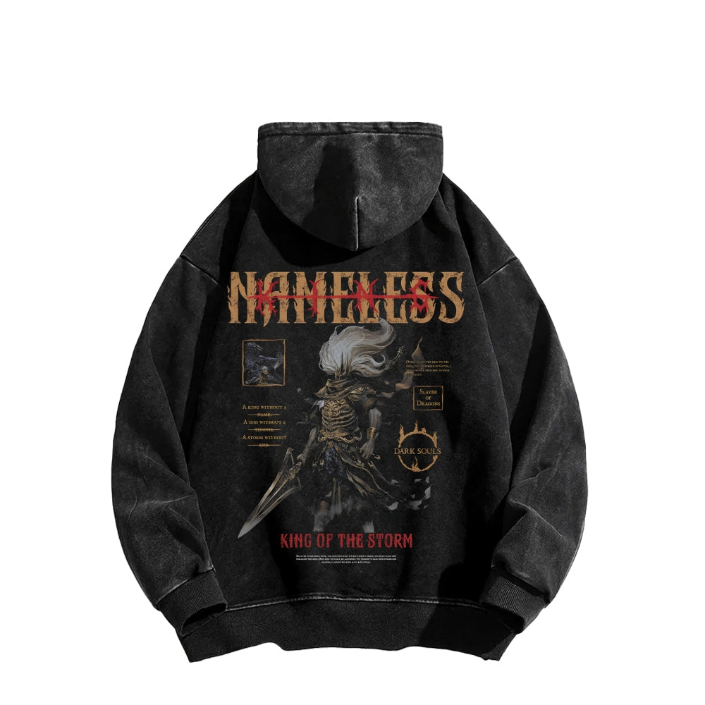 Dark Souls Dark Souls Unisex Washed Hoodie 2601005368