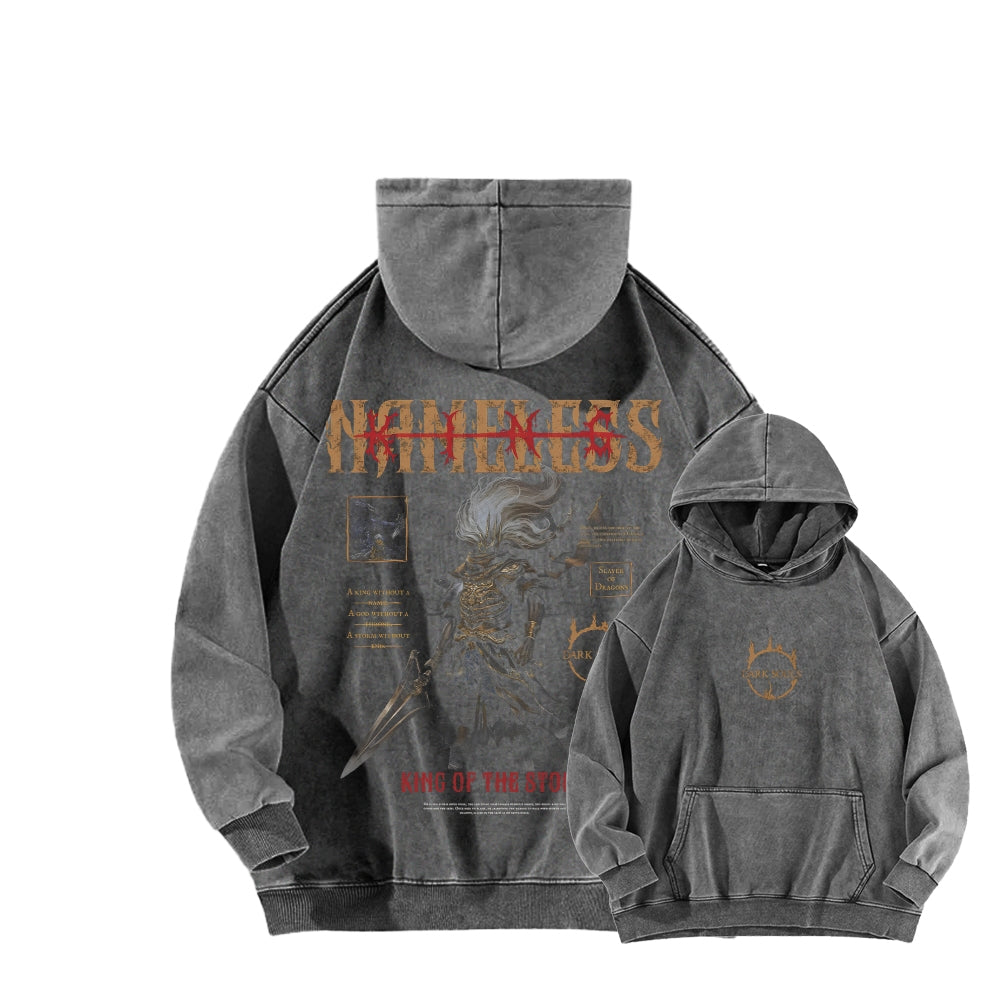Dark Souls Dark Souls Unisex Washed Hoodie 2601005368