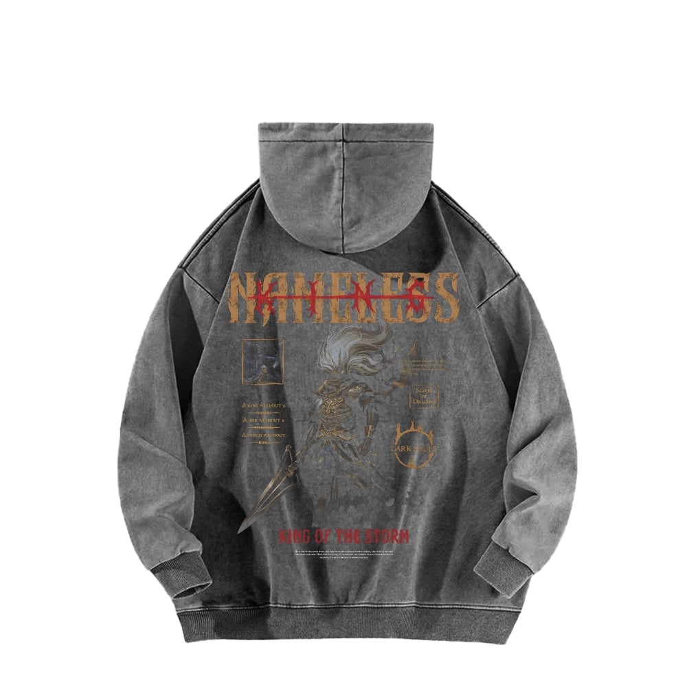 Dark Souls Dark Souls Unisex Washed Hoodie 2601005368