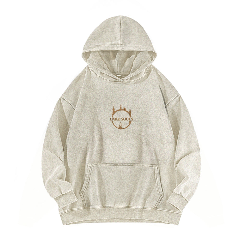 Dark Souls Dark Souls Unisex Washed Hoodie 2601005368