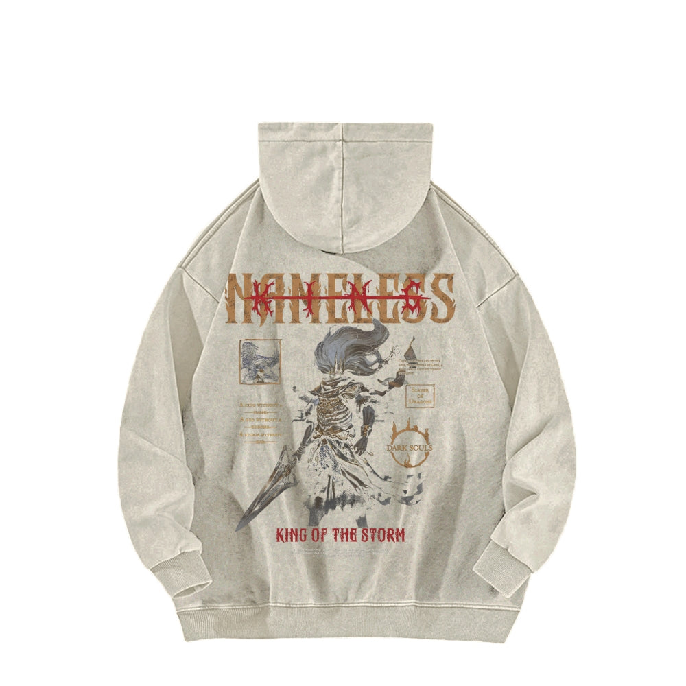 Dark Souls Dark Souls Unisex Washed Hoodie 2601005368