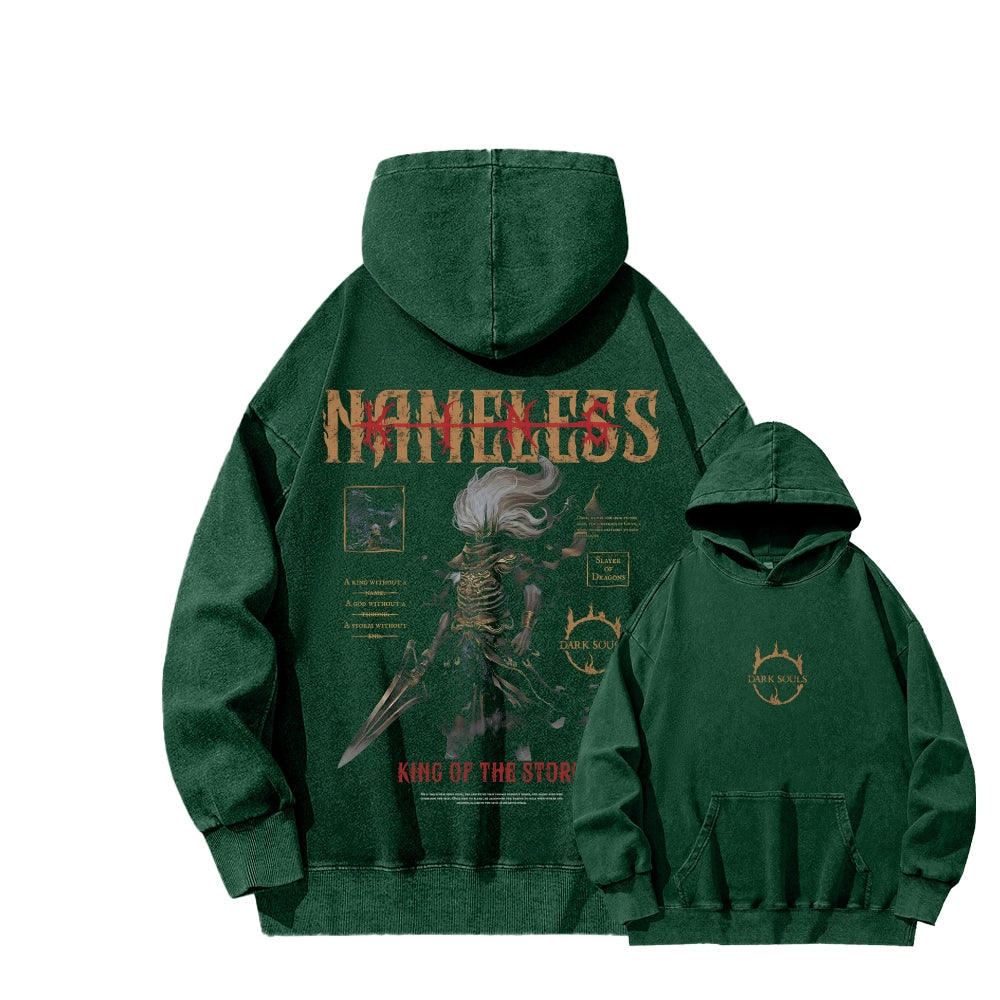 Dark Souls Dark Souls Unisex Washed Hoodie 2601005368